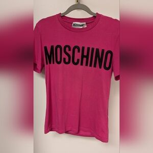 Moschino Fuchsia Top with Black Accents